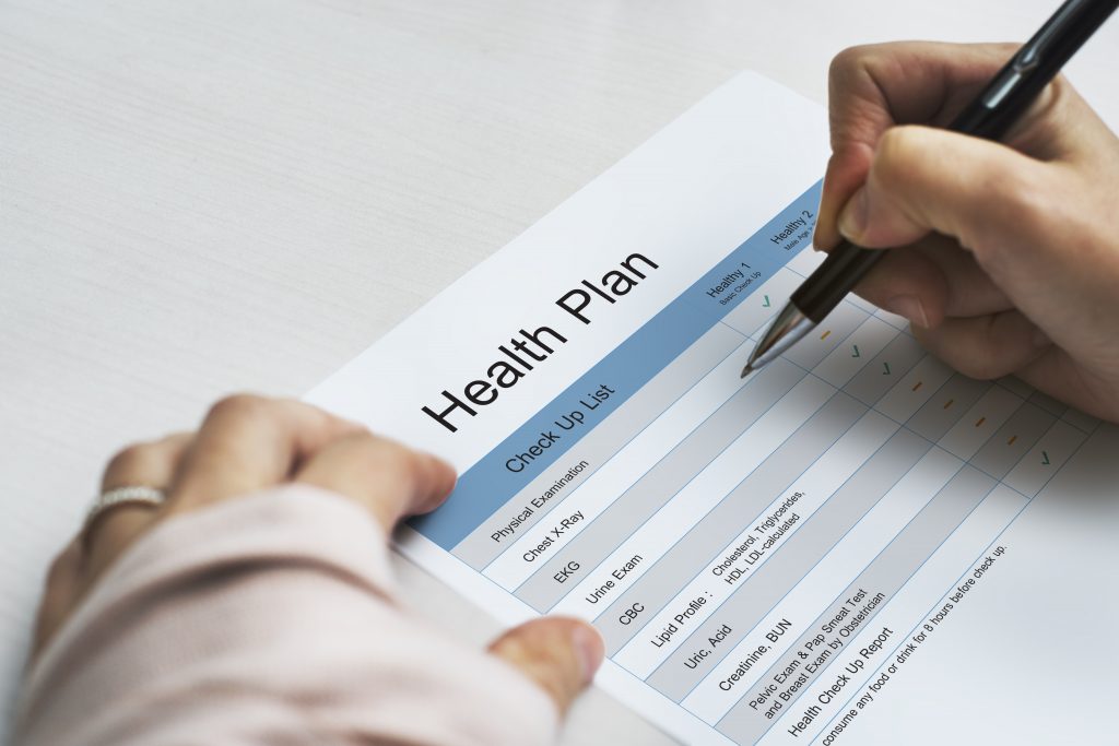 Health plan application