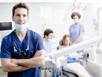 Dentists and patient