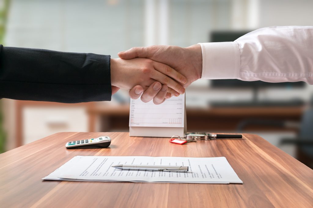 Business Men Shaking Hands