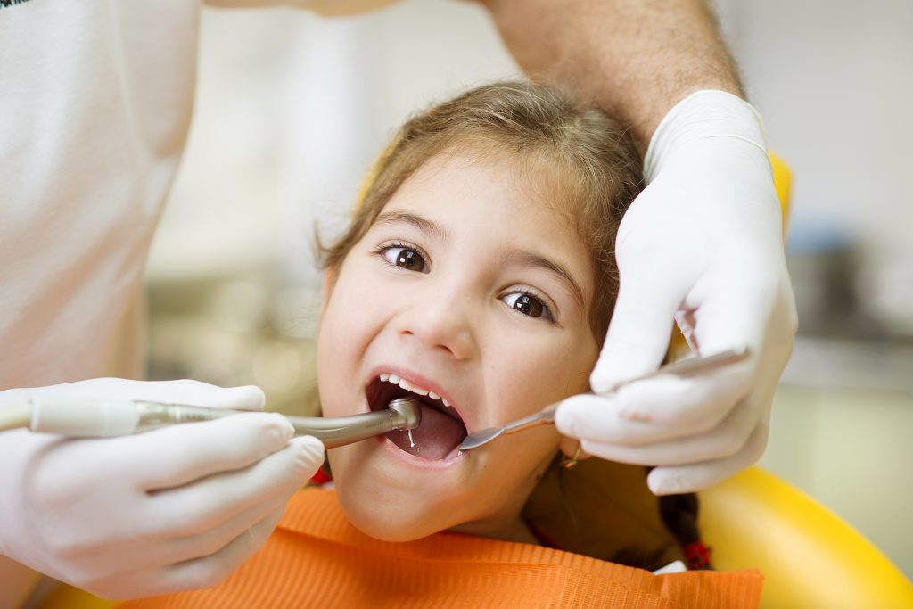 Little Girl at the Dentist's Clinic