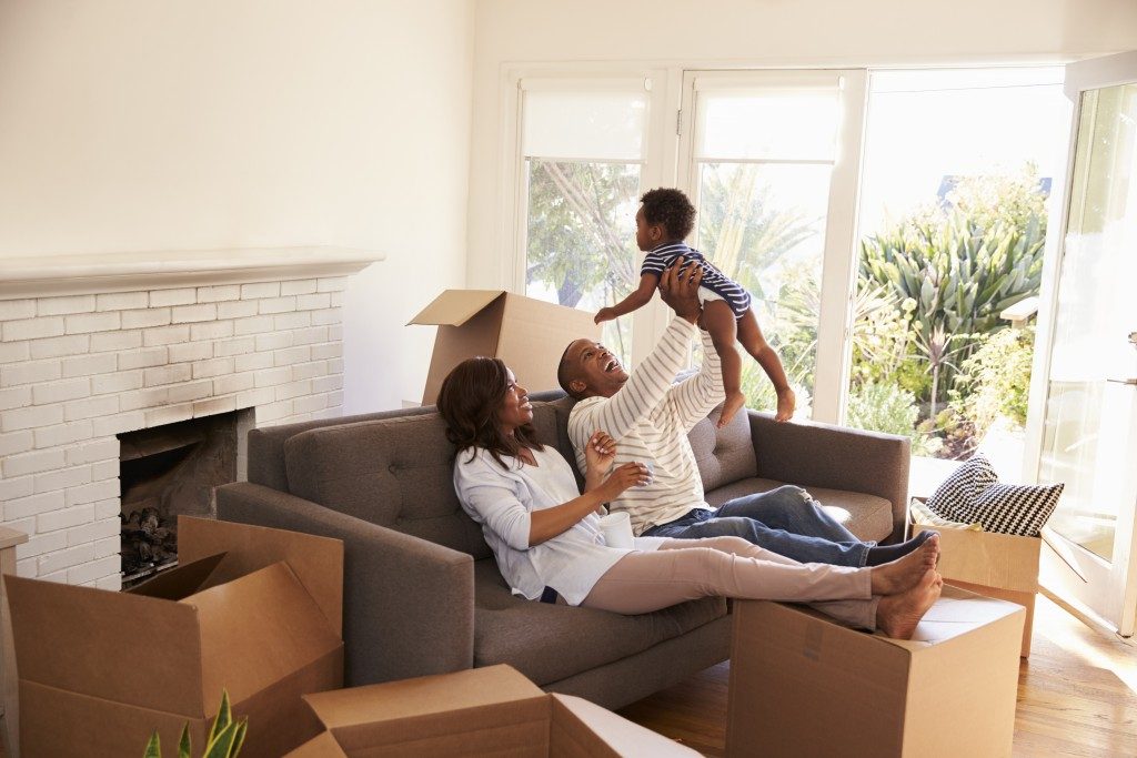a family who just moved in
