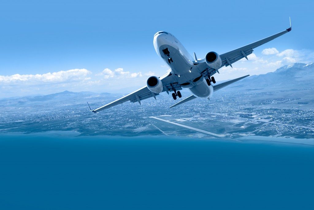 Airplane took off