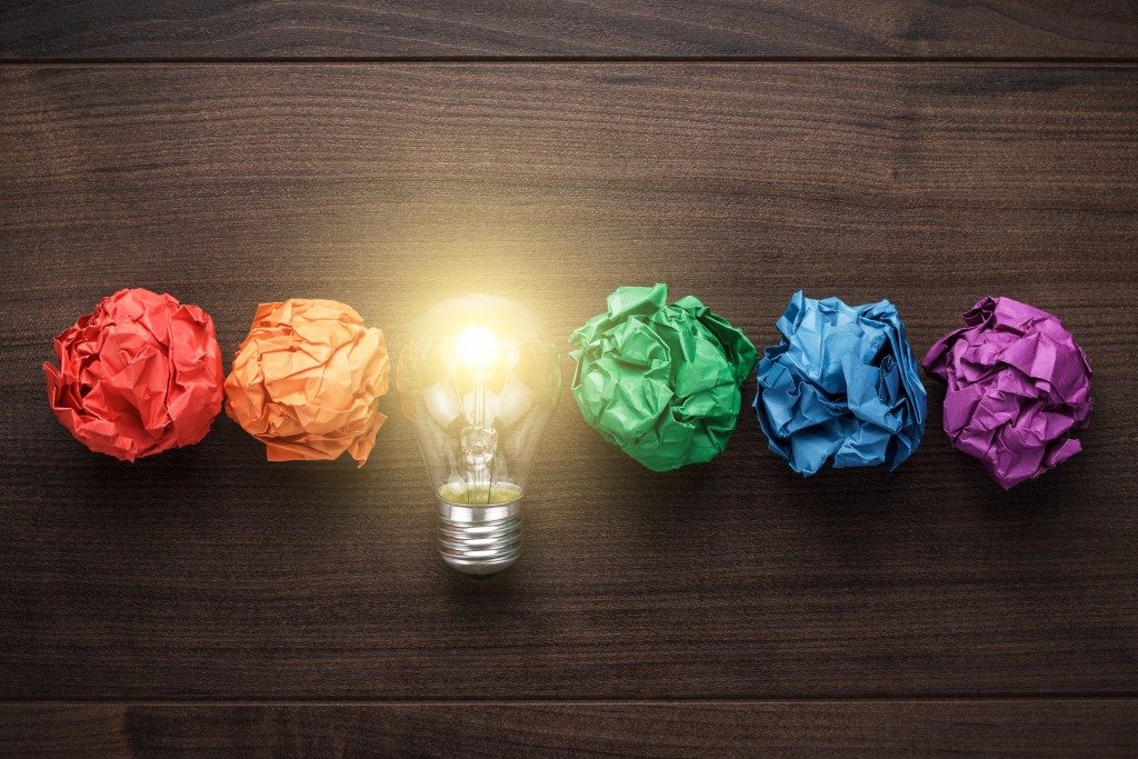 Creative process concept