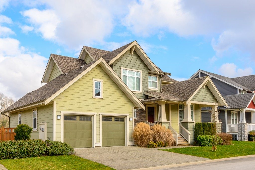 Exterior of a residential property