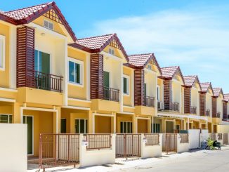 row of houses in the street