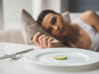 Girl refusing to eat