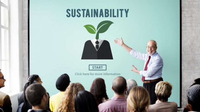 professor teaching sustainability